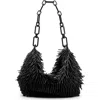 Allsaints Mini Madea Chain Handle Leather Handheld Bag In Black