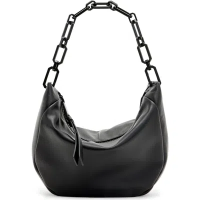 ALLSAINTS ALLSAINTS MINI MADEA CHAIN LEATHER HOBO BAG