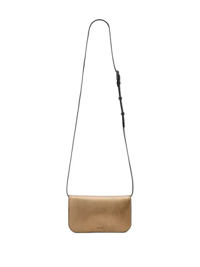 Allsaints Mini Maeve Adjustable-strap Cross Body Bag In Gold
