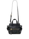 Allsaints Mini Perez Leather Crossbody Bag In Black