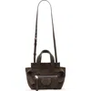 Allsaints Mini Perez Suede Top Handle Bag