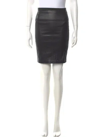 Pre-owned Allsaints Mini Skirt In Black