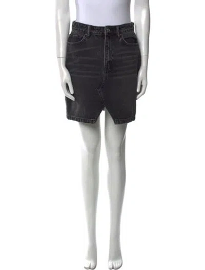 Pre-owned Allsaints Mini Skirt In Black