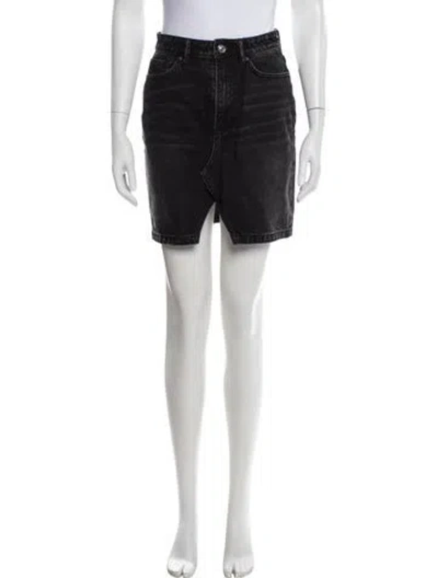 Pre-owned Allsaints Mini Skirt In Black
