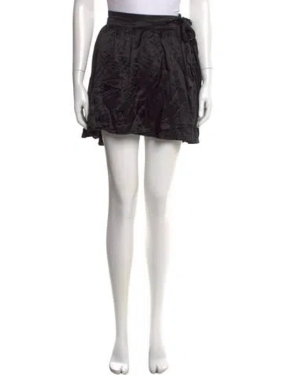 Pre-owned Allsaints Mini Skirt In Black