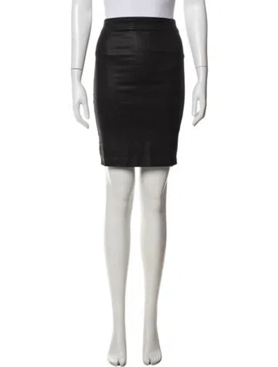 Pre-owned Allsaints Mini Skirt In Black