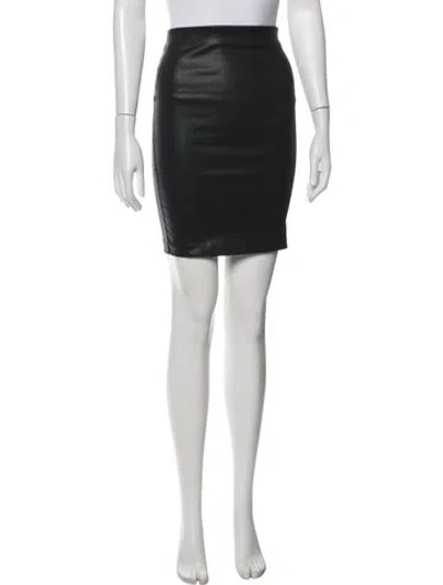 Pre-owned Allsaints Mini Skirt In Black