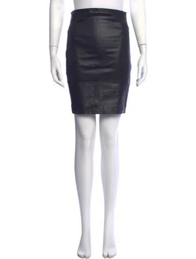 Pre-owned Allsaints Mini Skirt In Black