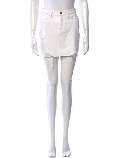Pre-owned Allsaints Mini Skirt In Grey
