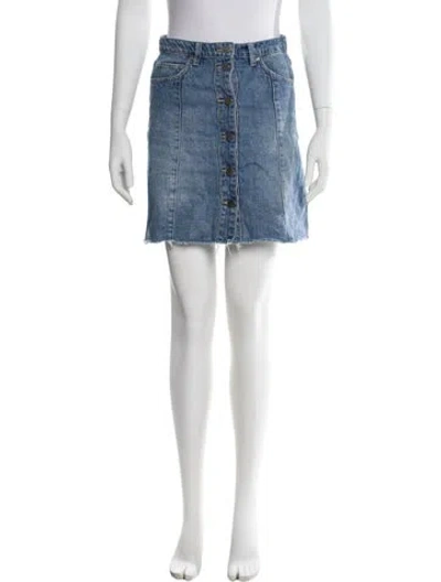 Pre-owned Allsaints Mini Skirt In Multi