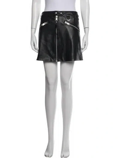 Pre-owned Allsaints Mini Skirt In White
