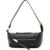 Allsaints Womens Black Vega Mini Leather Shoulder Bag