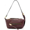 Allsaints Mini Vega Leather Shoulder Bag In Red