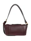 Allsaints Mini Vega Shoulder Bag In Burgundy