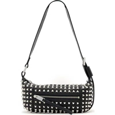 ALLSAINTS ALLSAINTS MINI VEGA STUDDED LEATHER SHOULDER BAG