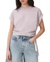 Allsaints Mira Tee In Purple