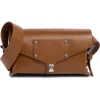 Allsaints Miro Leather Satchel In Brown