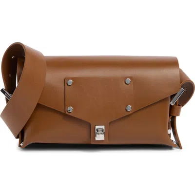 Allsaints Miro Leather Satchel In Brown