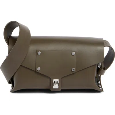Allsaints Miro Leather Satchel In Green