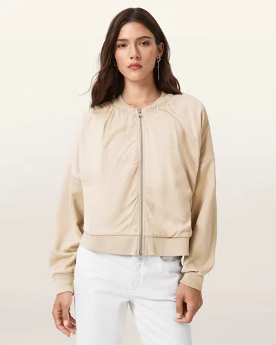 ALLSAINTS ALLSAINTS MIRRI JERSEY BOMBER JACKET