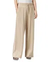 Allsaints Mirri Pintuck Pleat Wide Leg Pants In Neutral
