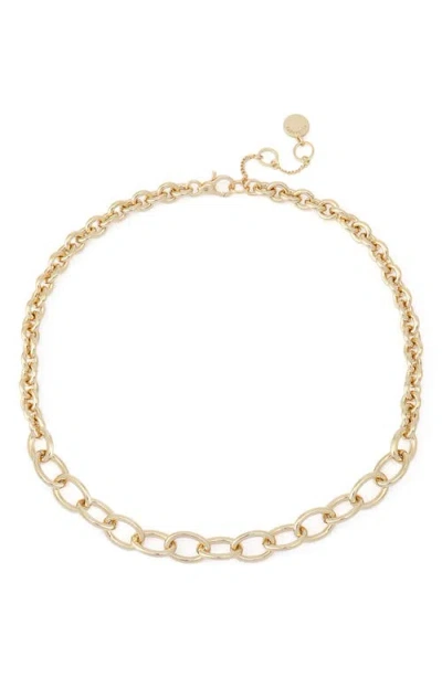 Allsaints Mixed Link Chain Necklace In Transparent