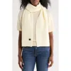 Allsaints Mixed Stitch Scarf In White