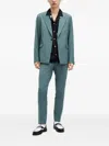 Allsaints Moad Single-button Suit In Blue