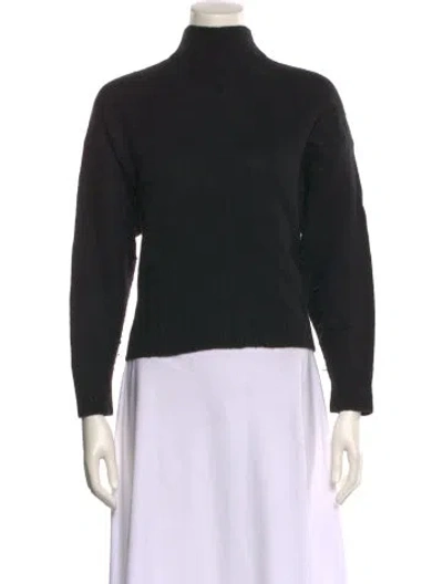 Pre-owned Allsaints Mock Neck Sweater In Black