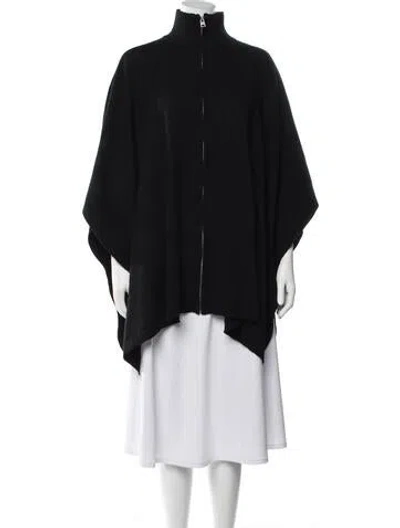 Pre-owned Allsaints Mock Neck Sweater In Black
