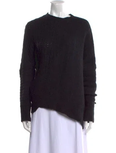 Pre-owned Allsaints Mock Neck Sweater In Gray