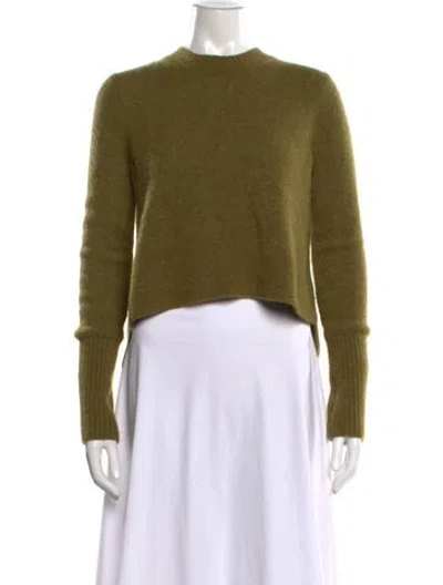 Pre-owned Allsaints Mock Neck Sweater In Green