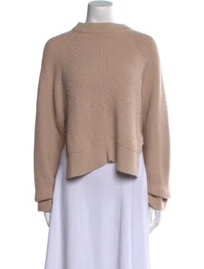 Pre-owned Allsaints Mock Neck Sweater In Neutral