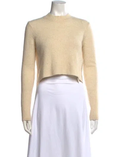 Pre-owned Allsaints Mock Neck Sweater In Neutrals