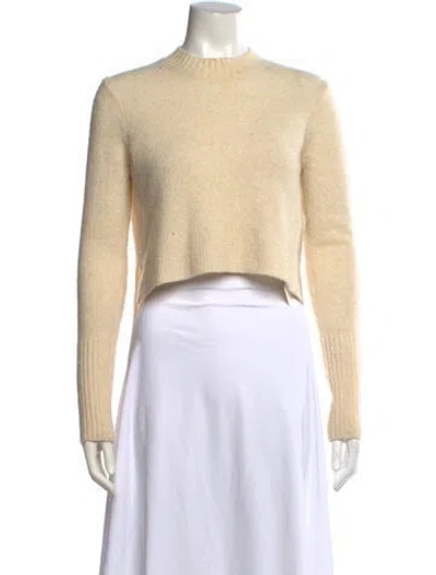 Pre-owned Allsaints Mock Neck Sweater In Neutrals