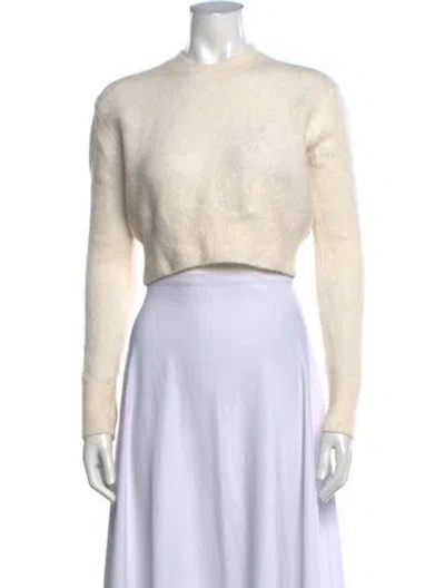 Pre-owned Allsaints Mock Neck Sweater In Neutrals