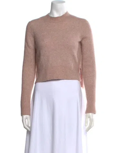 Pre-owned Allsaints Mock Neck Sweater In Pink