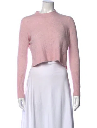 Pre-owned Allsaints Mock Neck Sweater In Pink