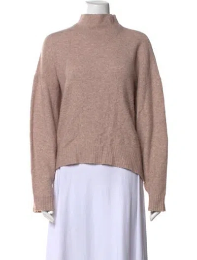 Pre-owned Allsaints Mock Neck Sweater In Pink