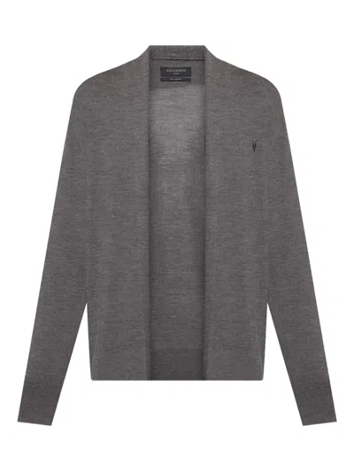 Allsaints Mode Cardigan In Gray