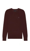 Allsaints Mode Merino Roll Neck Sweater In Mars Red