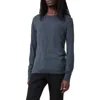 Allsaints Mode Regular Fit Merino Wool Sweater In Pitched Blue