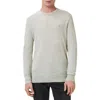 Allsaints Mens Mode Merino Marl-pattern Wool Crew Jumper Slate Green In Slate Green