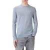 Allsaints Mode Regular Fit Merino Wool Sweater In Willow Blue
