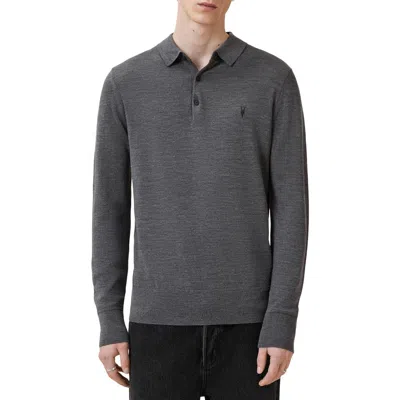 ALLSAINTS ALLSAINTS MODE MERINO WOOL POLO SWEATER