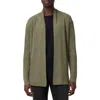 Allsaints Mens Light Ash Gree Mode Ramskull-embroidered Merino-wool Cardigan Xxl In Light Ash Green
