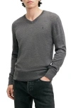 ALLSAINTS ALLSAINTS MODE MERINO WOOL V-NECK SWEATER