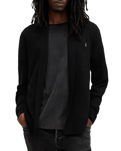 ALLSAINTS MODE REGULAR FIT MERINO WOOL OPEN CARDIGAN SWEATER