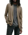 Allsaints Mode Regular Fit Merino Wool Open Cardigan Sweater In Taylor Green