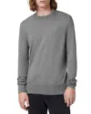 Allsaints Mode Regular Fit Merino Wool Sweater In Fossil Grey